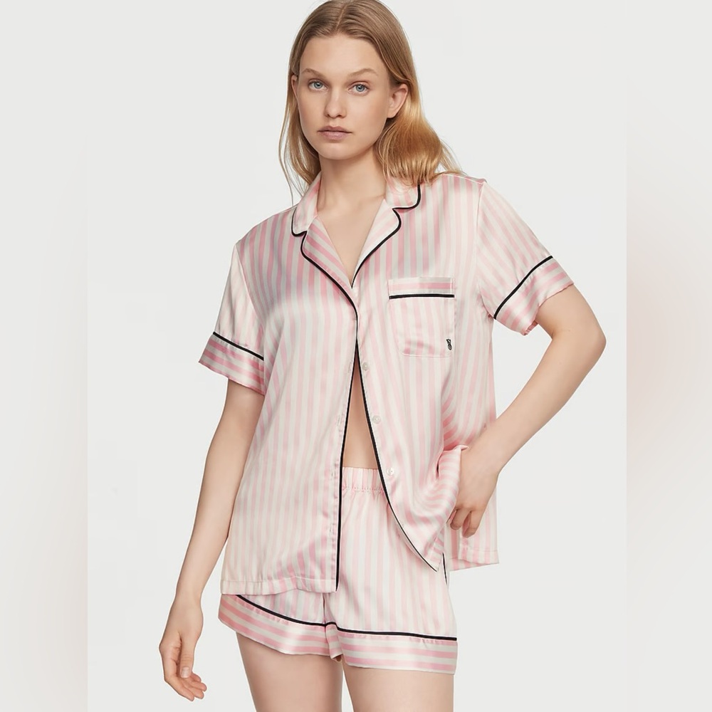 COPY - Victoria's Secret Pink Satin Pajama Set